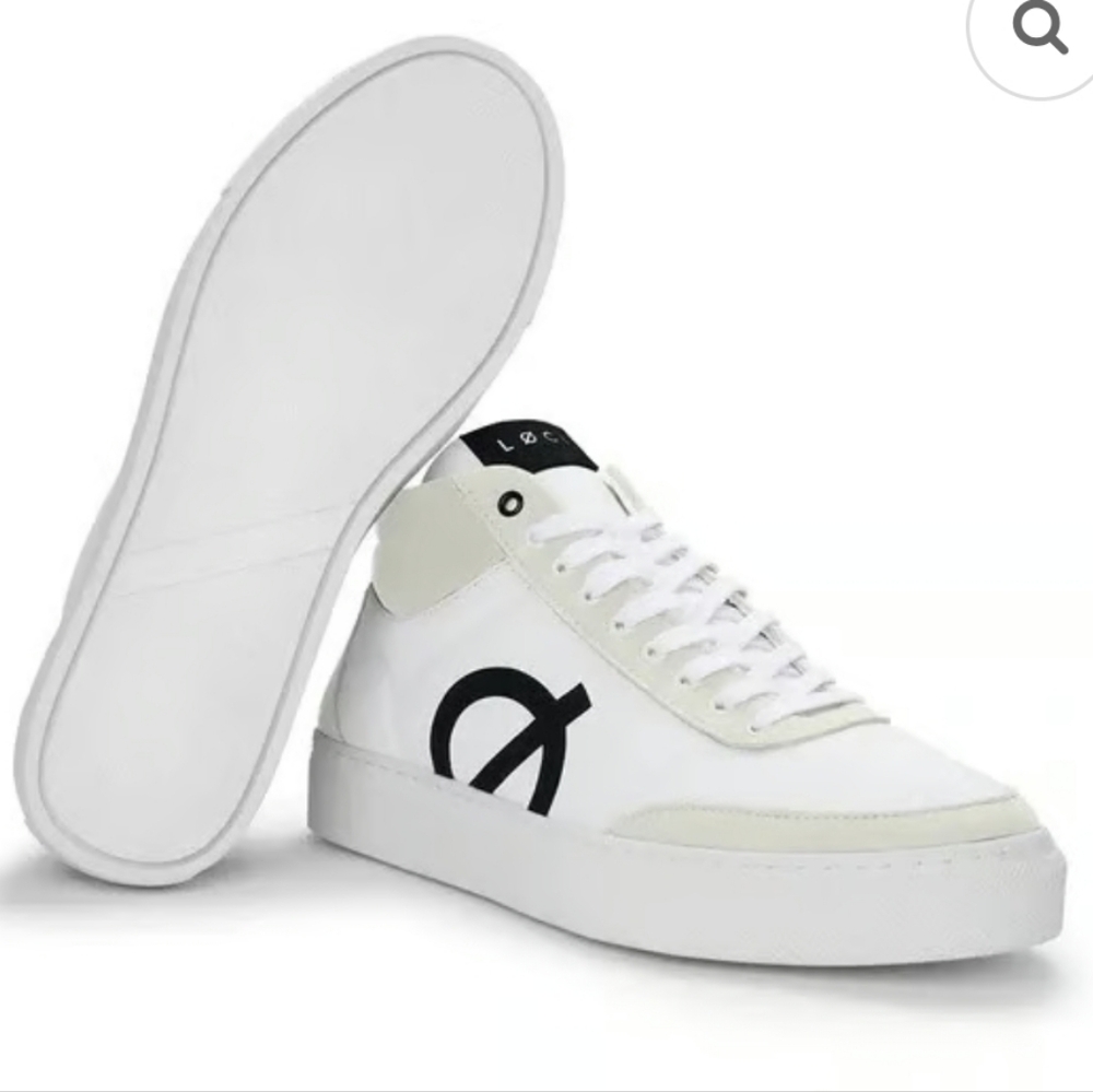 Loci Ten Vegan Logo High-Top Sneakers